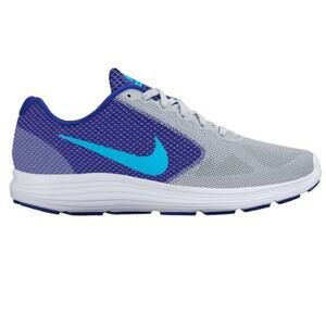 Nike Women's Revolution 3 Gray Blue Running Shoes Sneakers 10 Style 819303-003